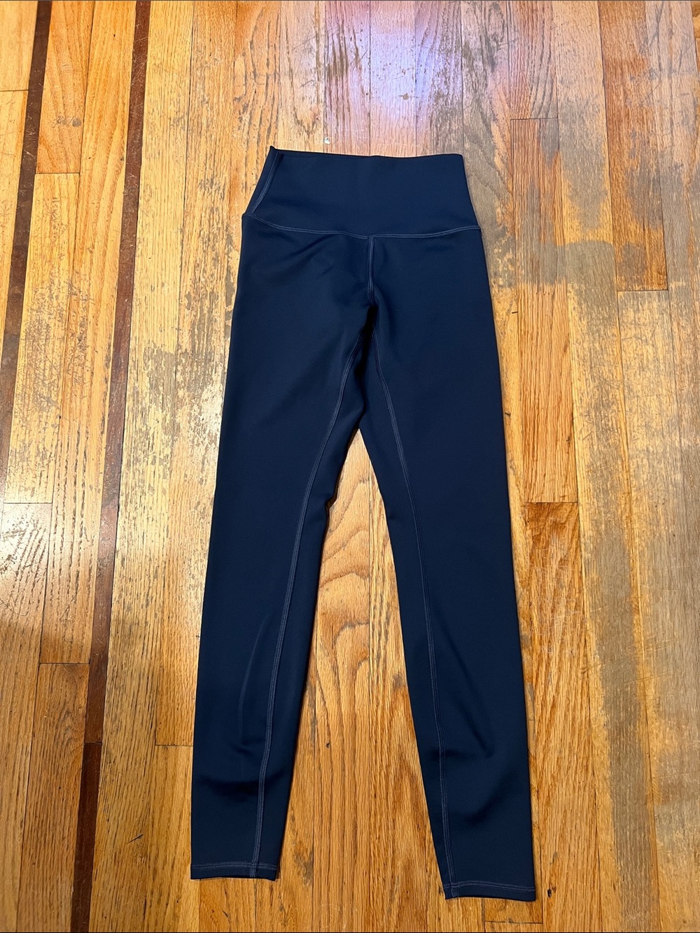 ALO Yoga Navy High-Rise Leggings - Picture 1 of 3